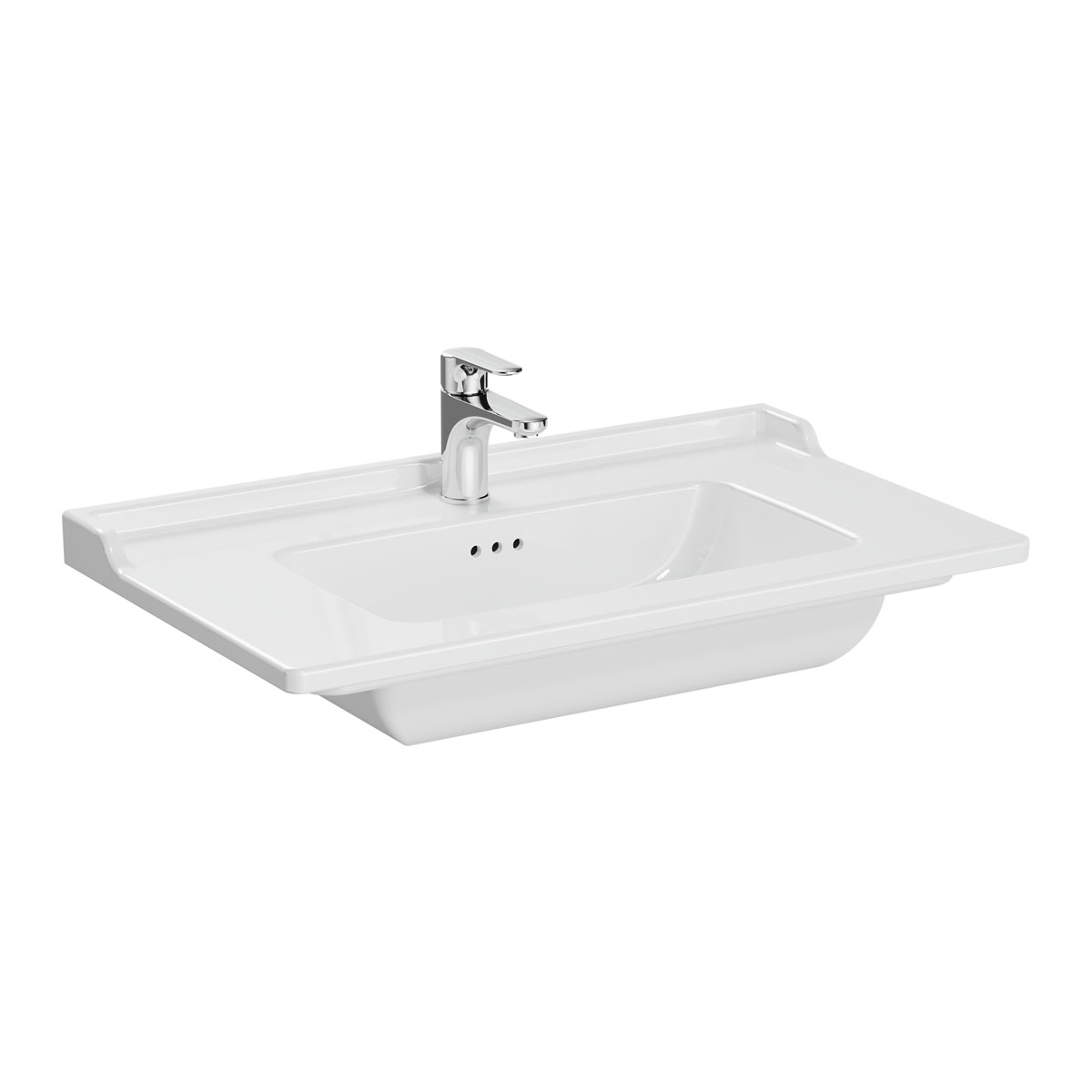 VitrA İntegra Classic Etajerli Lavabo 80 Cm 7001B003-0001