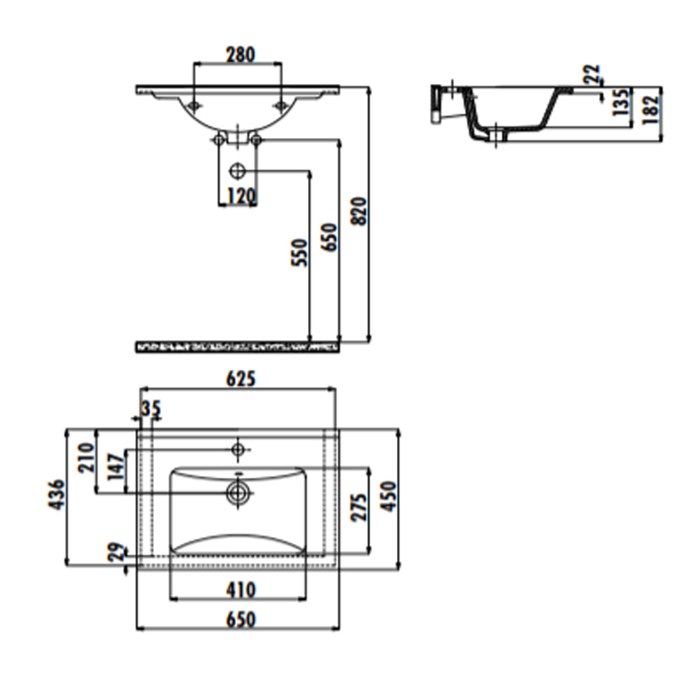 Creavit Su Etajerli Lavabo 45x65 Cm | SU065-00CB00E-0000